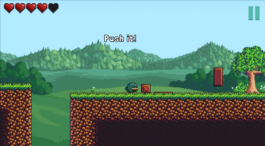 MateFalls Screenshot - Push puzzle